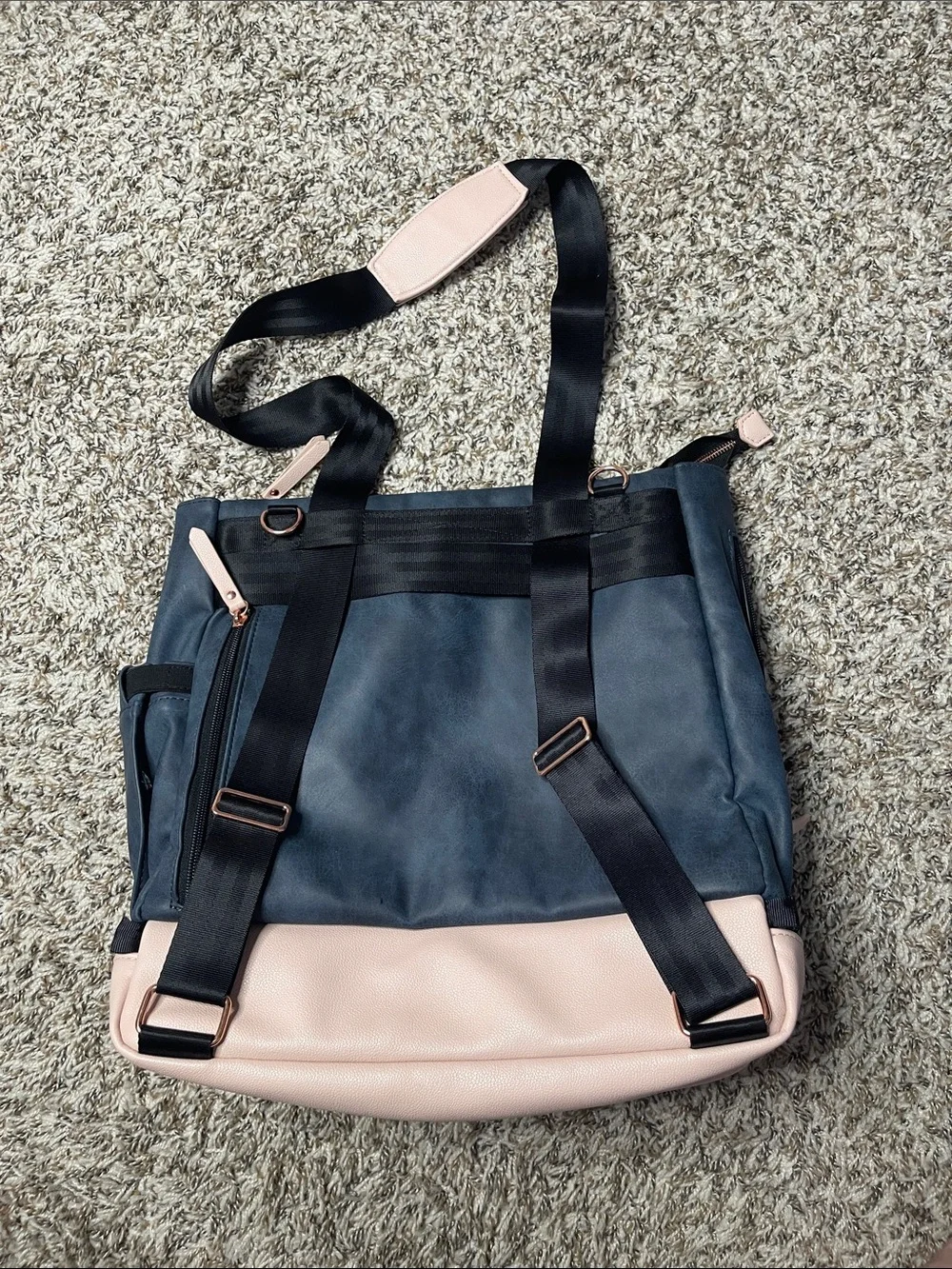 Petunia Pickle Bottom‎ Pivot Pack Diaper Bag Backpack Indigo/Blush